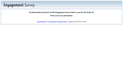 Desktop Screenshot of myengagementsurvey.com